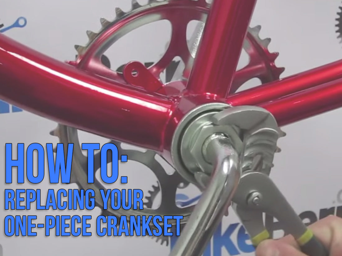 Single best sale piece crankset