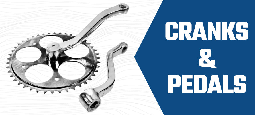 Cranks store and pedals