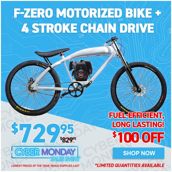 F-Zero Motorized Bike + 4 Stroke Chain Drive