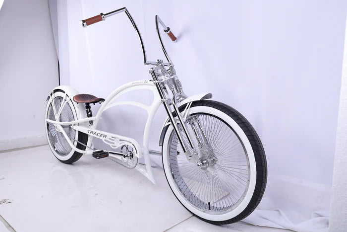 Cruiser Bicycle Tracer Scorpion Pro White Right Front