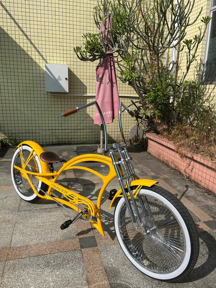 Cruiser Bicycle Tracer Scorpion Pro Yellow Right