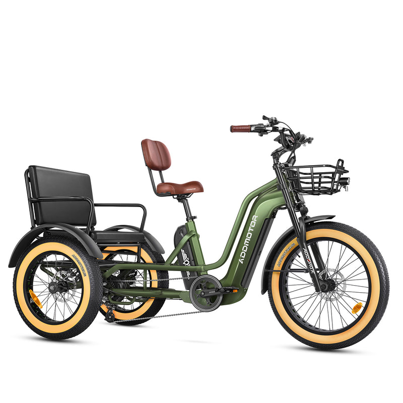 Electric Bike Addmotor GreattanL Green RIght Front