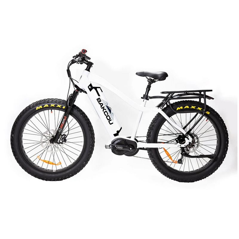 Electric Bike Bakcou Mule White Left