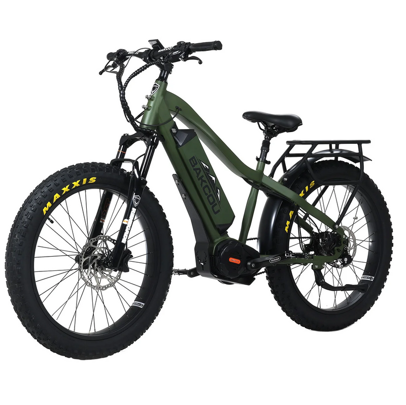 Electric Bike Bakcou Mule Jager Green Left Front