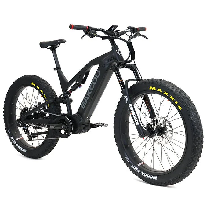 Electric Bike Bakcou Scout Black Right Front