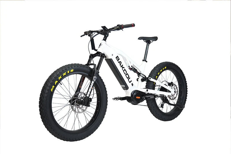 Electric Bike Bakcou Scout White Left Front