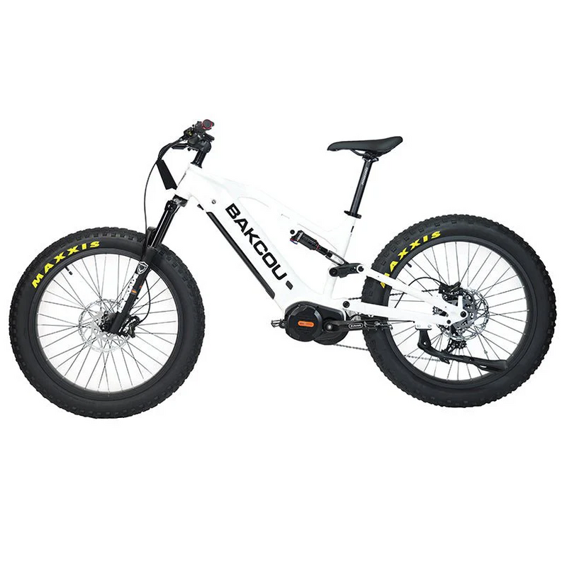 Electric Bike Bakcou Scout White Left