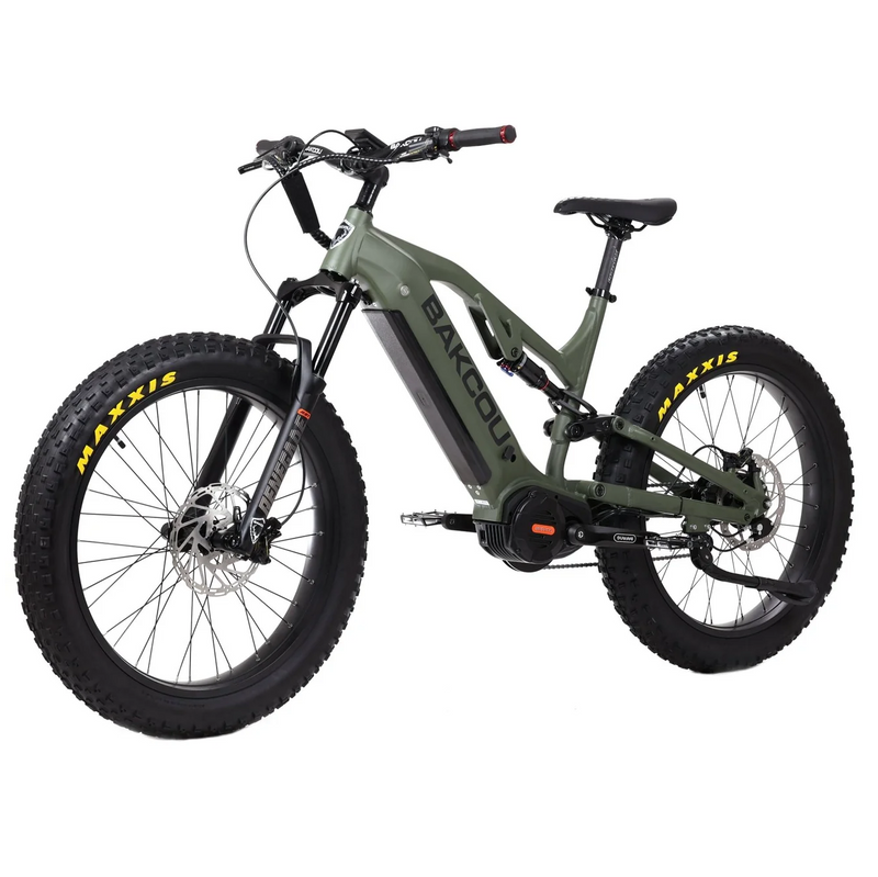 Electric Bike Bakcou Scout Jager Green Left Front