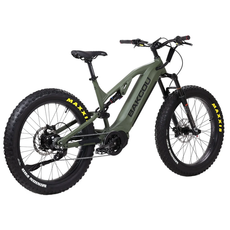 Electric Bike Bakcou Scout Jager Green Right Rear