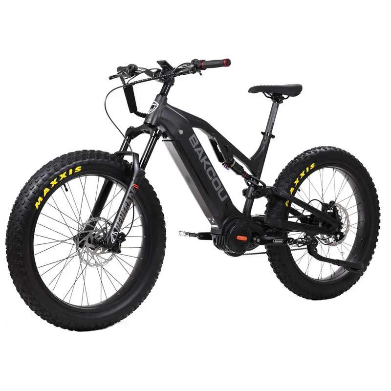 Electric Bike Bakcou Scout Jager Black Left Front