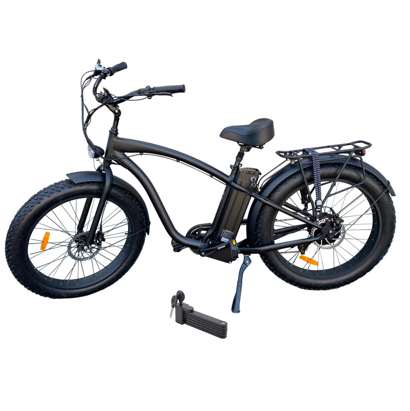 Coastal Cruiser 750W Fat Tire Step Over Cruiser Electric Bike