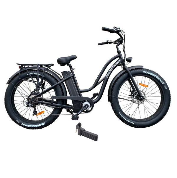 Coastal Cruiser 750W Fat Tire Step Thru Cruiser Electric Bike