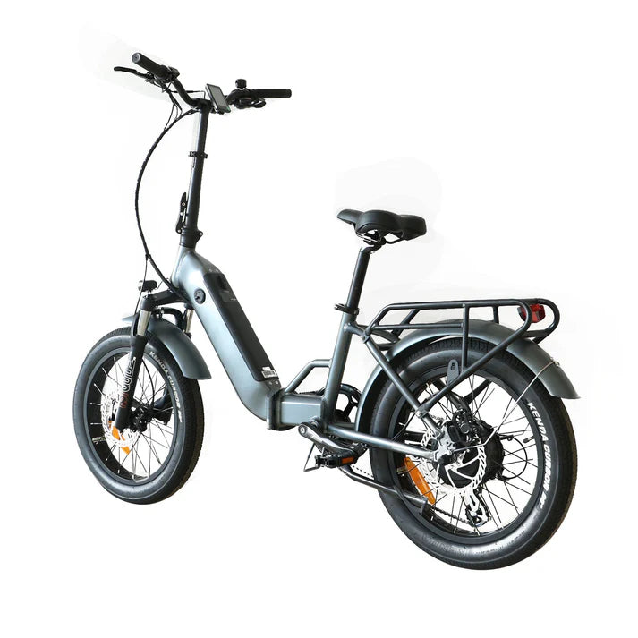 Electric Bike Coastal Cruiser BB-20x3 Grey Left Rear