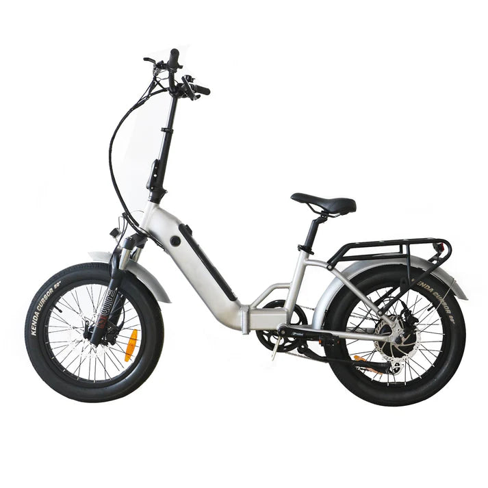 Electric Bike Coastal Cruiser BB-20x3 Grey Left