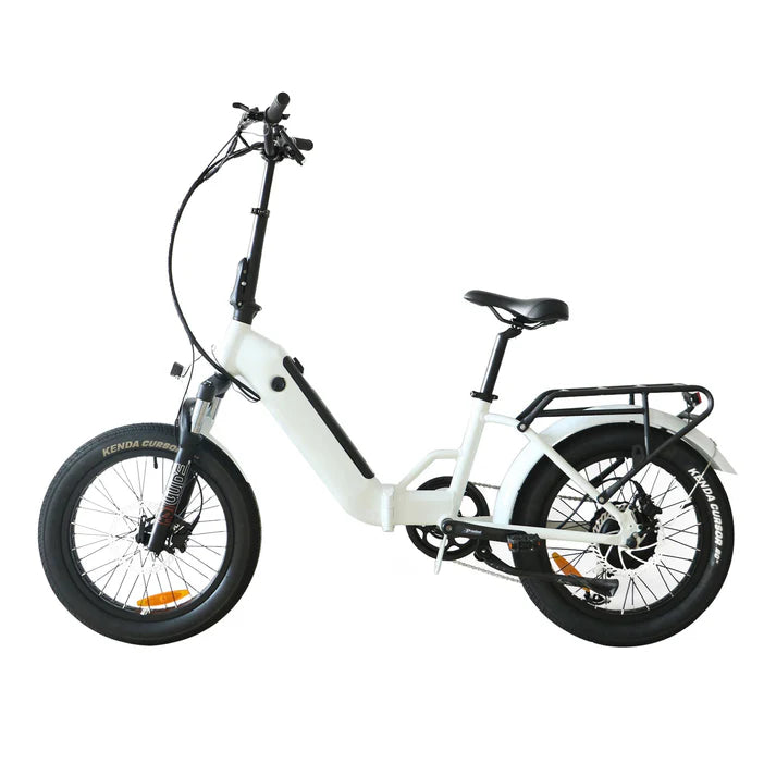 Electric Bike Coastal Cruiser BB-20x3 White Left