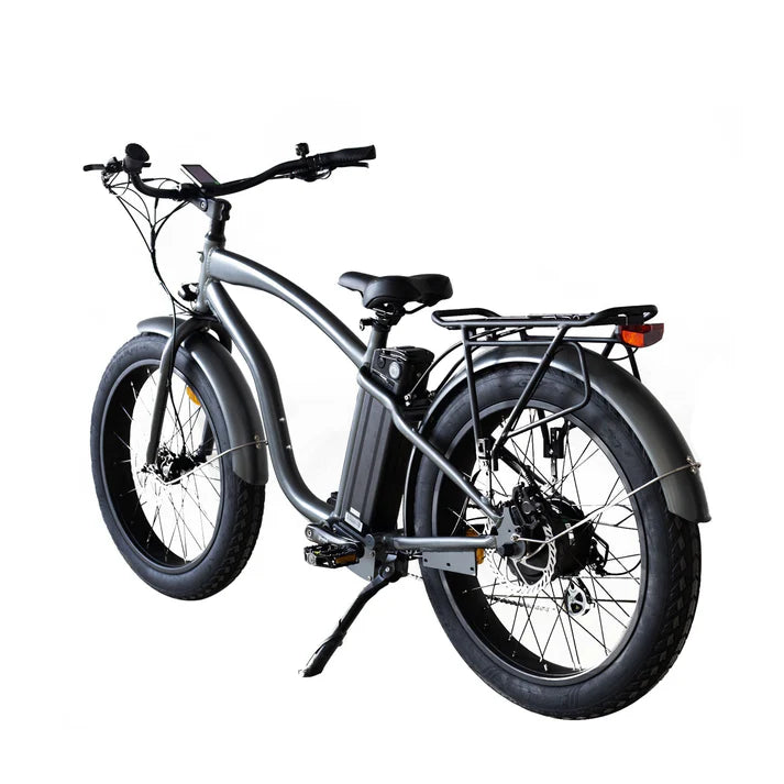 Electric Bike Coastal Cruiser BB-CMO Grey Left Rear