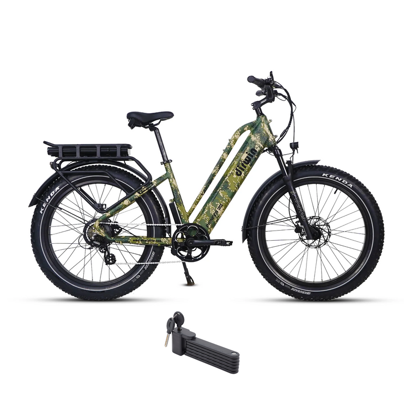 Electric Bike Dirwin Pioneer Plus GreenCamo Right