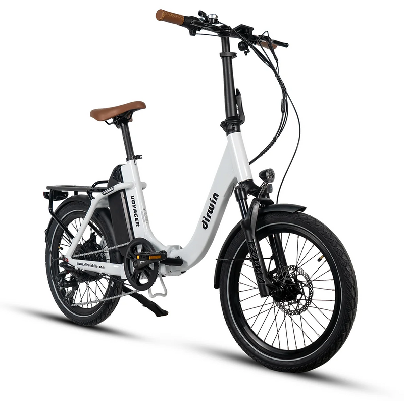 Electric Bike Dirwin Voyager White RIght Front