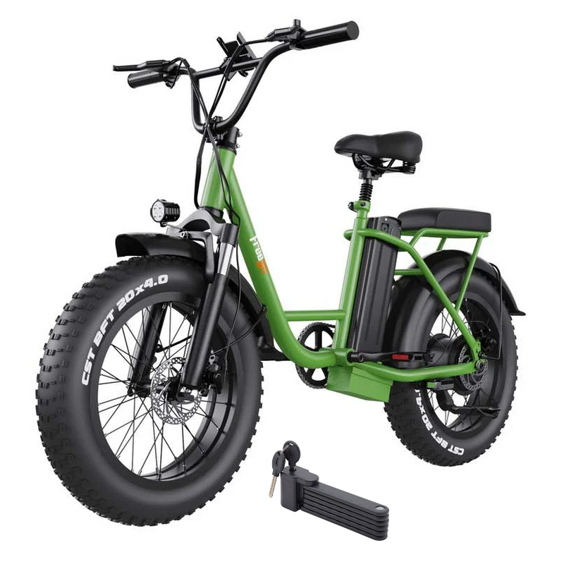 Freego 500W FB-20X Step-Thru Fat Tire Cargo Electric Bike