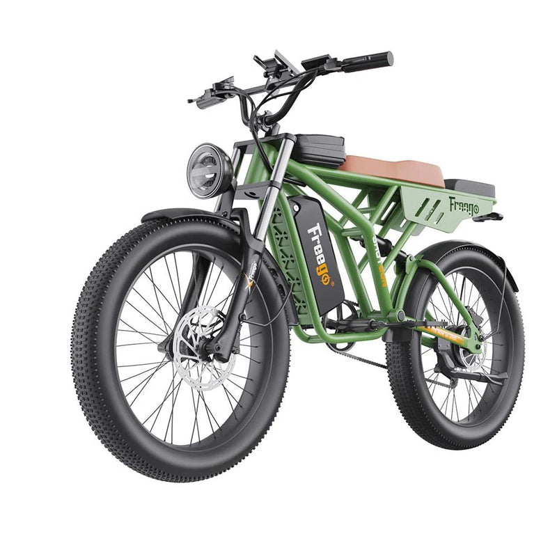 Electric Bike Freego F4 Green Left Front