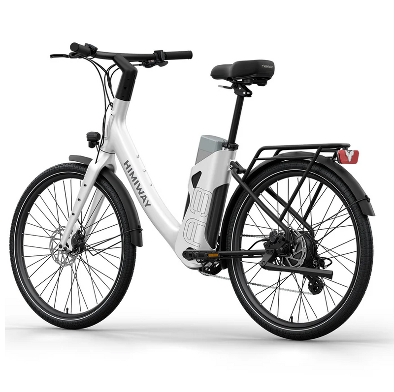 Electric Bike Himiway A3 White Left Rear