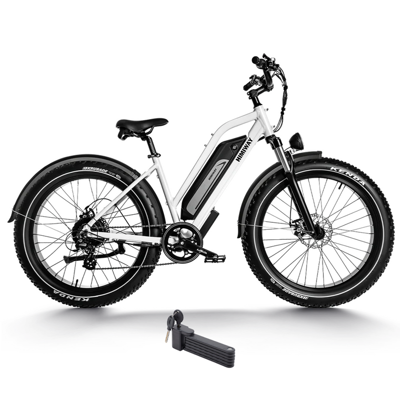 Electric Bike Himiway CruiserST White Right