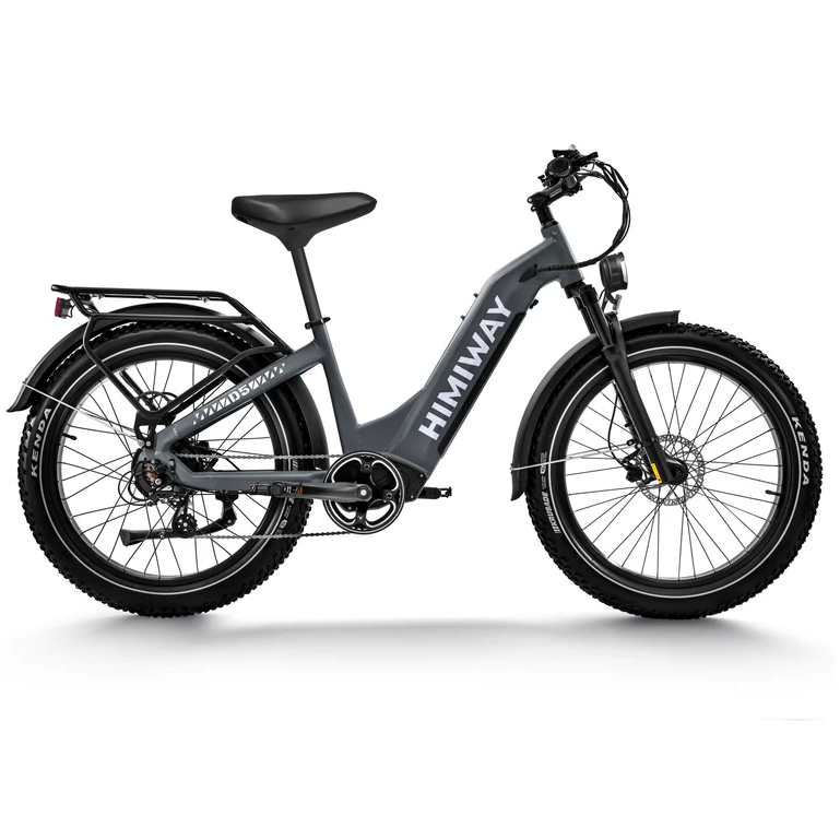 Electric Bike Himiway D5ZebraST Grey Right