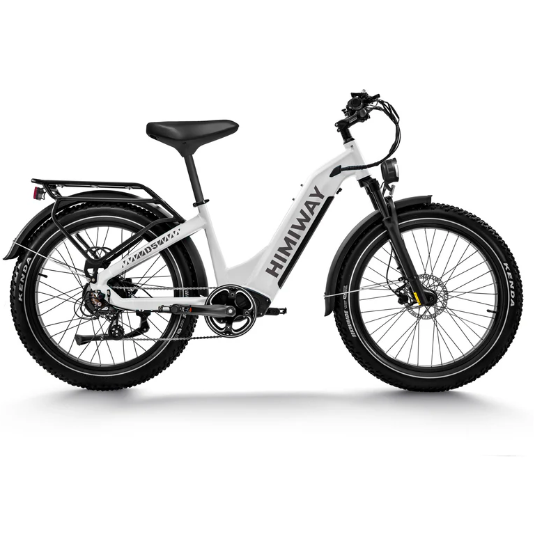 Electric Bike Himiway D5ZebraST White Right