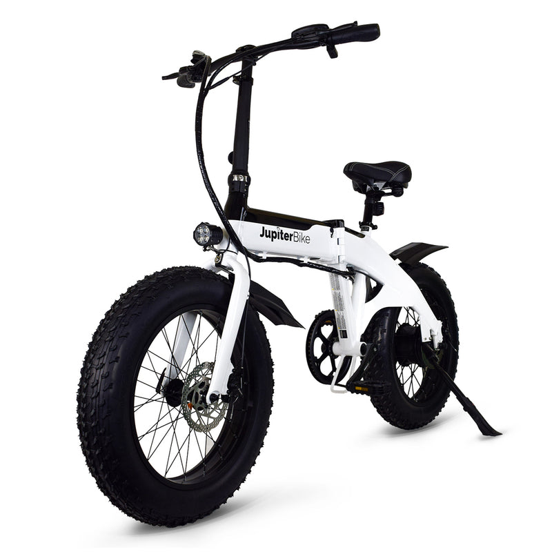 Electric Bike JupiterBike Defiant White Left Front