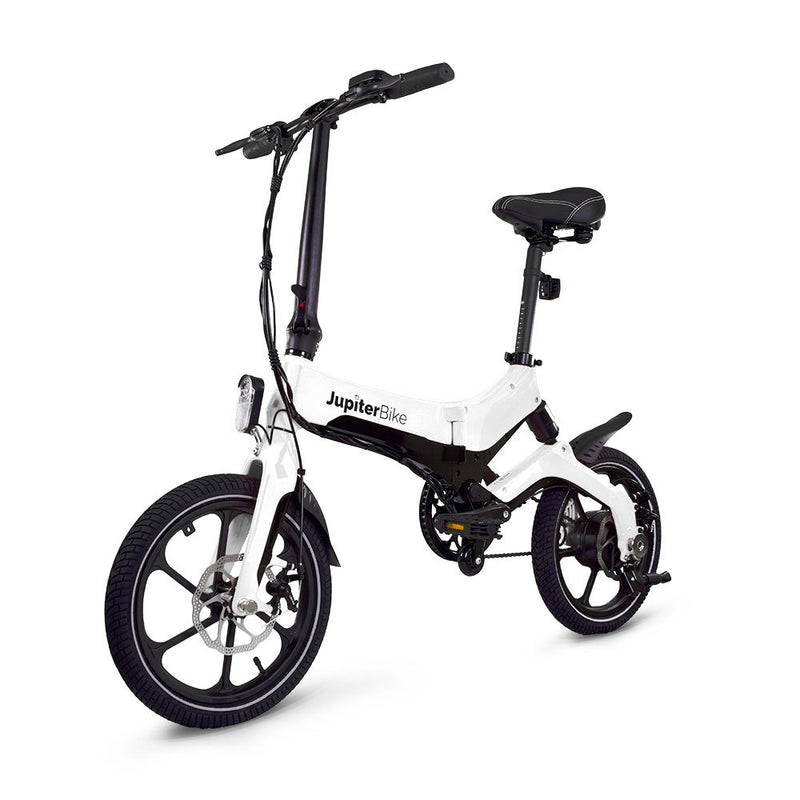 Electric Bike JupiterBike Dscovery X5 White Left Front