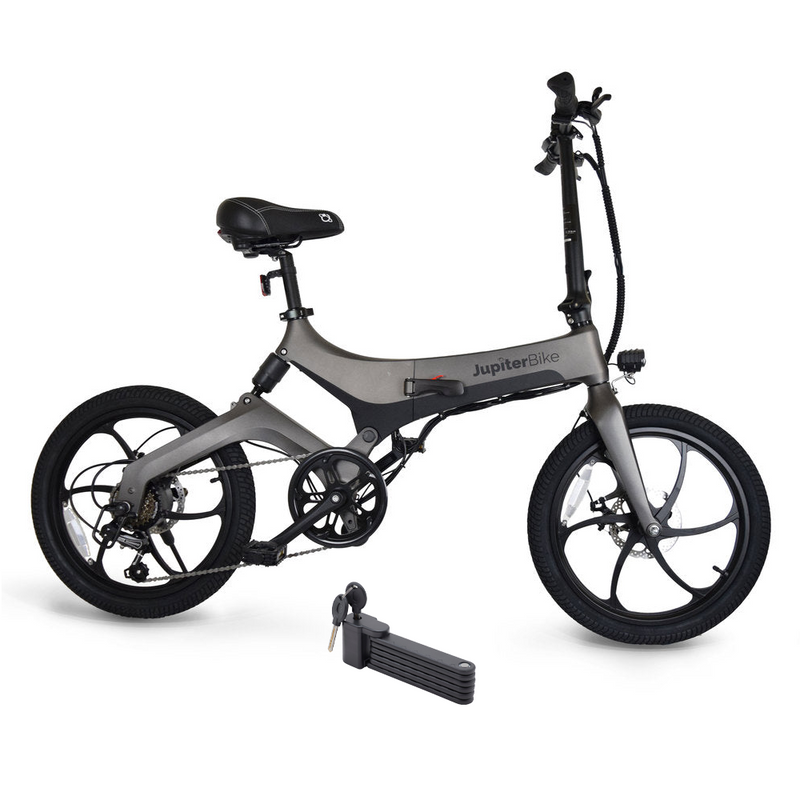 JupiterBike 350W Discovery X7 Folding Step-Thru Electric Bike