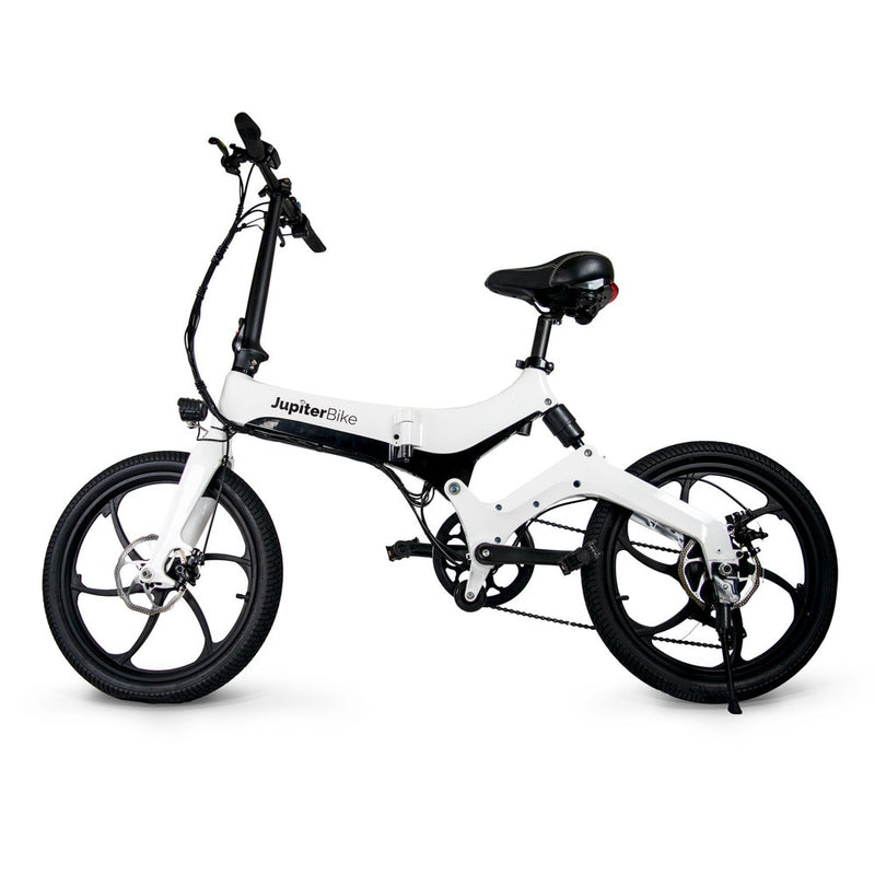 Electric Bike JupiterBike Dscovery X7 White Left