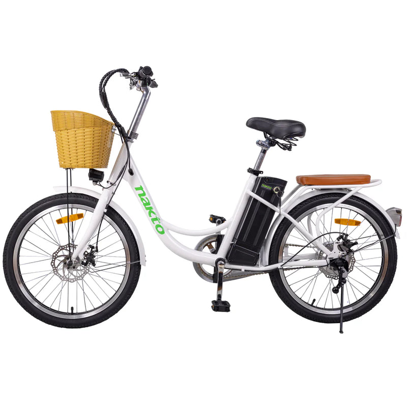 Electric Bike Nakto Elegance 2 White Left