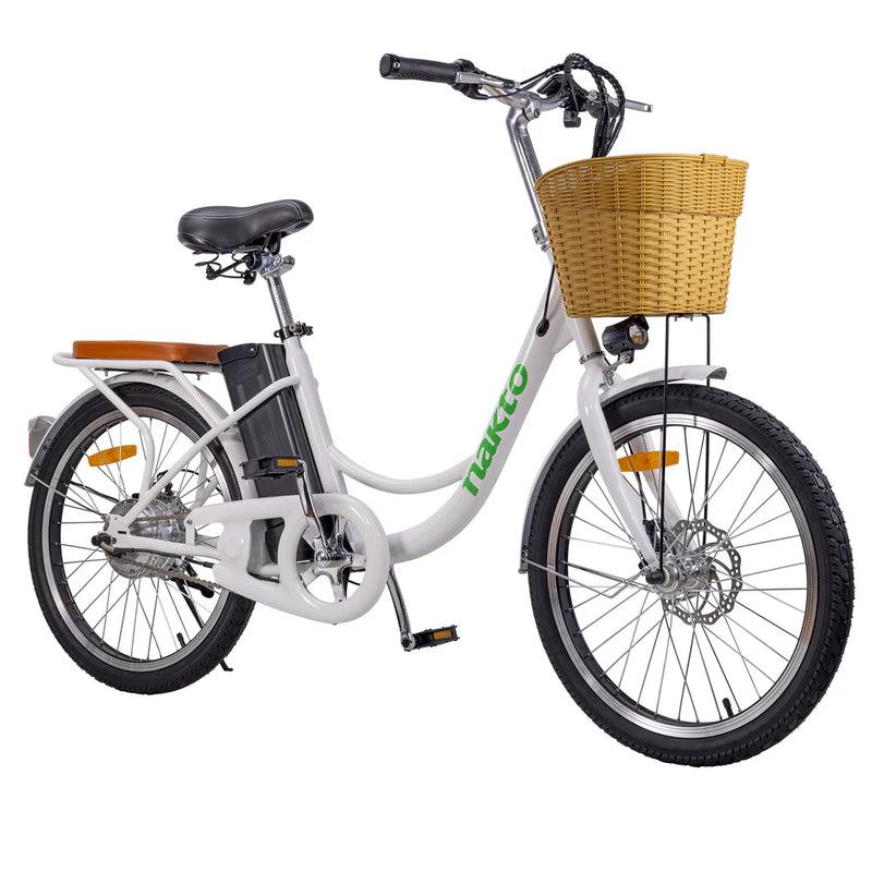 Electric Bike Nakto Elegance 2 White Right Front