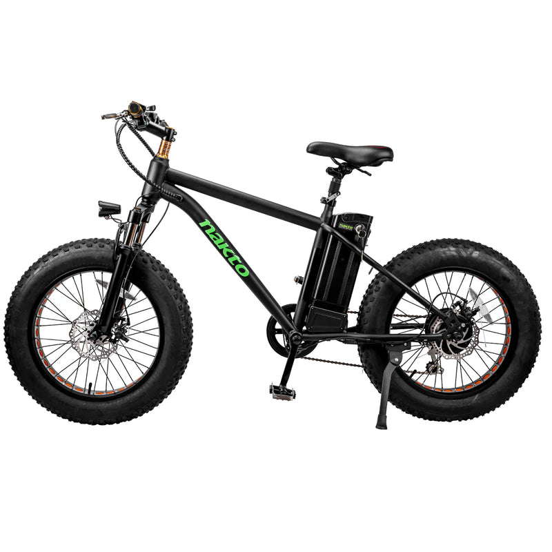 Electric Bike Nakto Mini Cruiser 2 Black Left