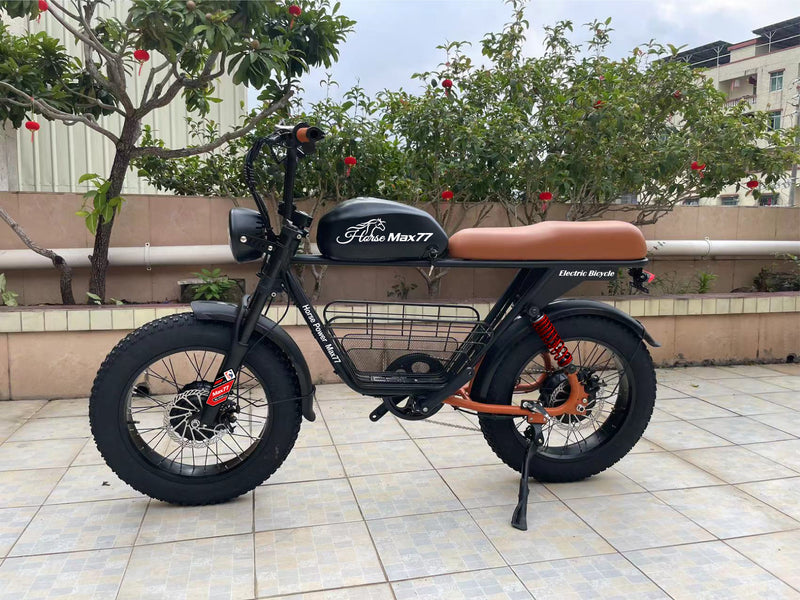 Electric Bike Olic Mac-77 Black Left