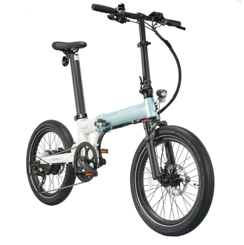 Electric Bike Qualisports Model 5 Fizzy Ocean Front Right