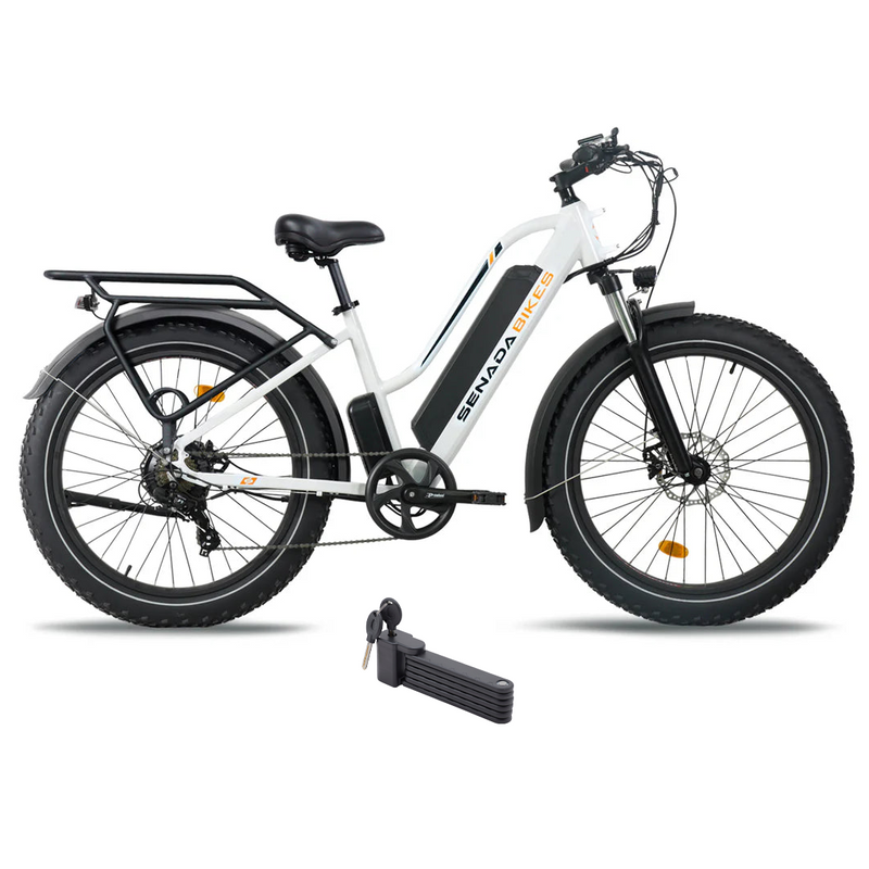 Senada Bikes 1000W 48V Herald Pro All-Terrain Comfort Fat Tire Step-Thru Electric Bike