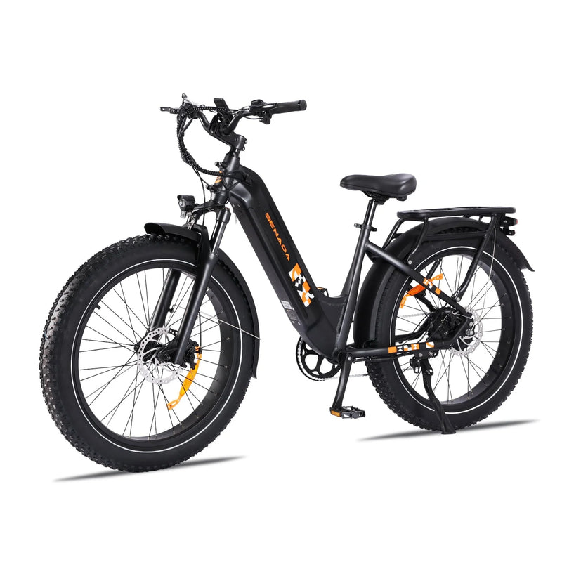 Electric Bike Senada Mayor Black Left Front