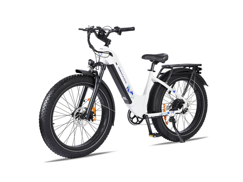 Electric Bike Senada Mayor White Left Front