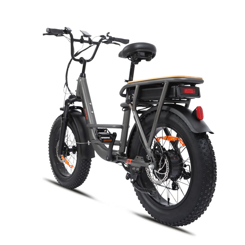 Electric Bike Senada Osprey Grey Left Rear