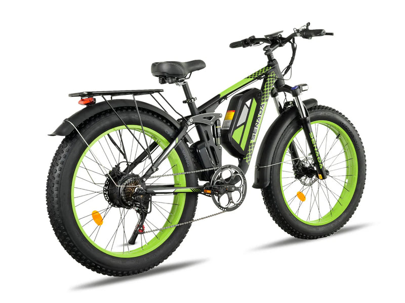 Electric Bike Senada Viper Plus Green Right Rear