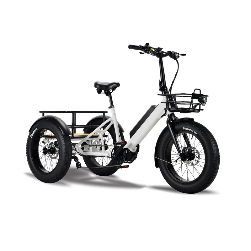 Surface 604 500W 48V Trio Mid Drive Folding Step-Thru Fat Tire Trike Electric Bike