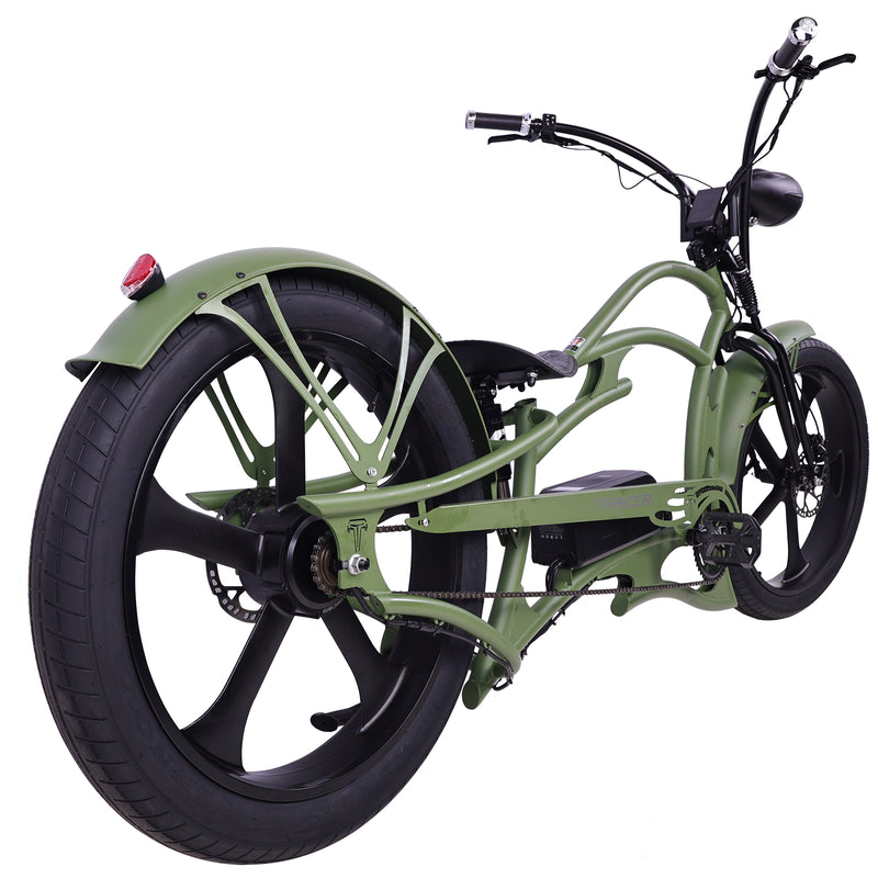 Electric Bike Tracer RaptorProDS Army Green Right Rear