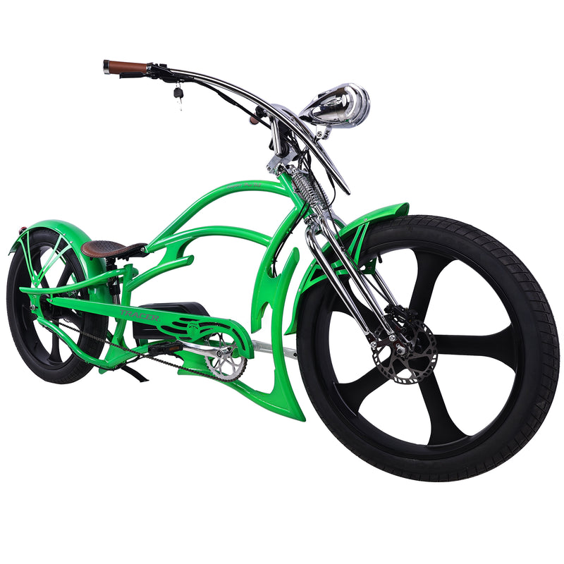 Electric Bike Tracer RaptorProDS Green Right Front