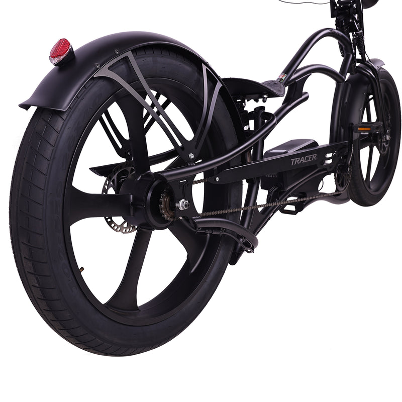 Electric Bike Tracer RaptorProDS Matte Black Right Rear