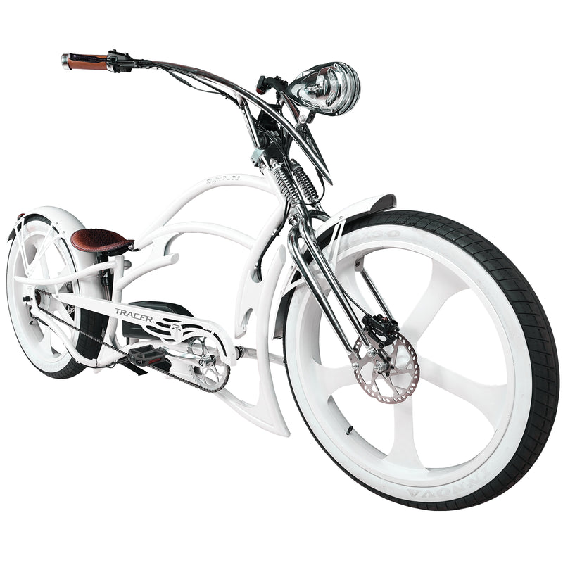 Electric Bike Tracer RaptorProDS White Right Front