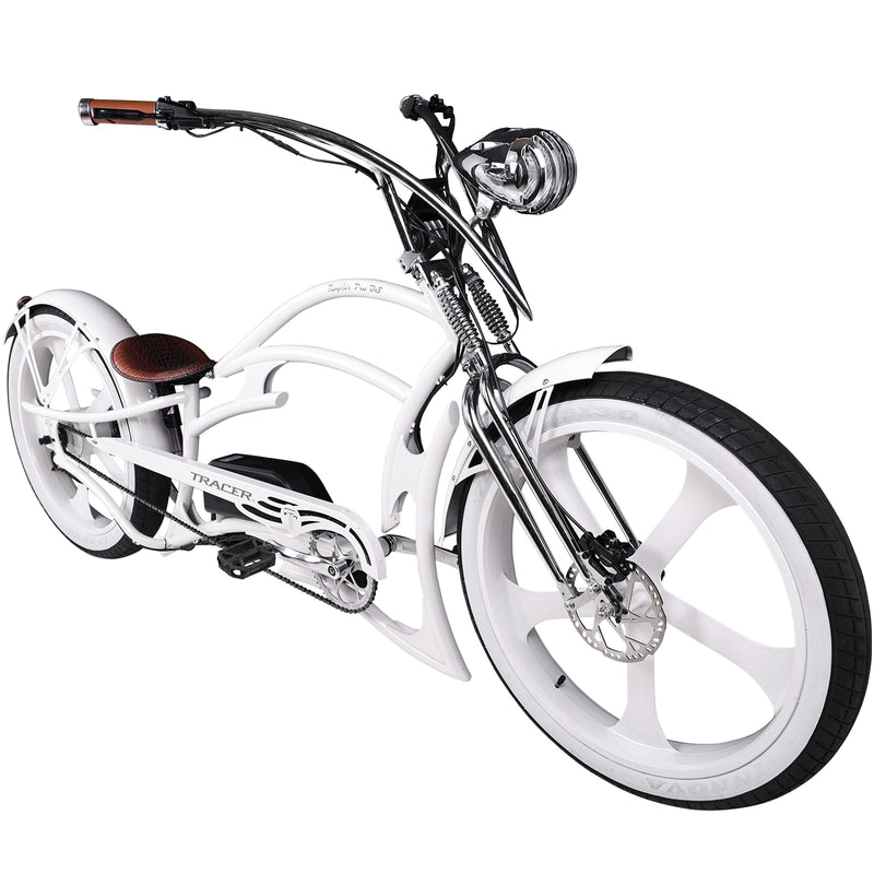 Electric Bike Tracer RaptorProDS White Right Front