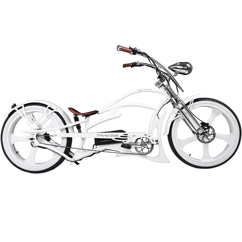 Electric Bike Tracer RaptorProDS White Right