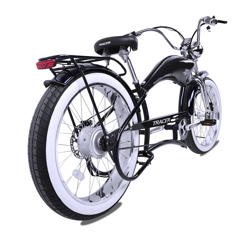 Electric Bike Tracer Twenty5 800W DS Black Right Rear